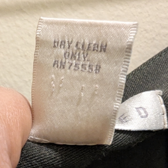 The Limited Dark Olive Green Dress Pants Trousers High Waist Wool Blend- 14 - Picture 11 of 11